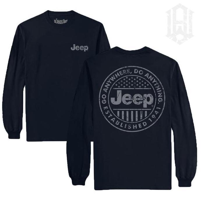 Kaos Pria Offroad 4x4 Long Sleeve Blandwire Jeep murah