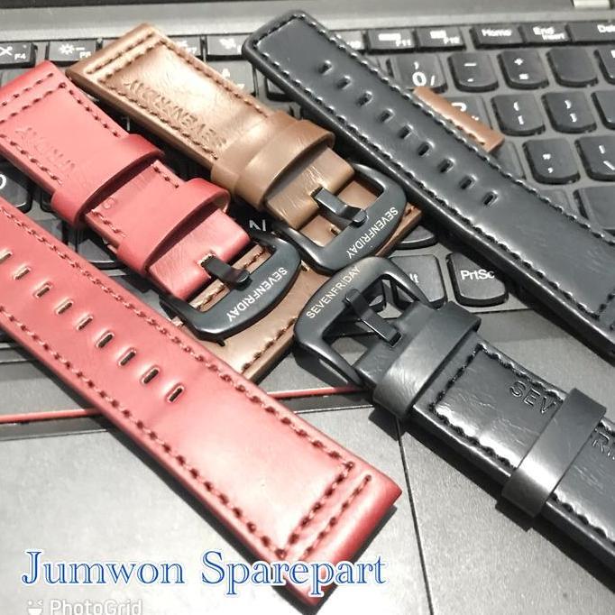 Tali Kulit Jam Tangan SF Strap Tali Kulit Jam Tangan Seven 28mm murah