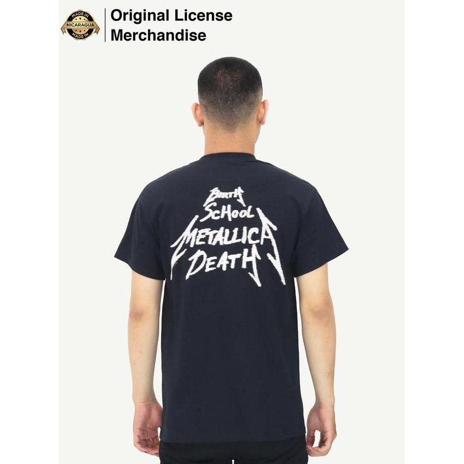 Kaos Baju Pria Musik Metal METALLICA Original Birth Death Crossed Arms murah