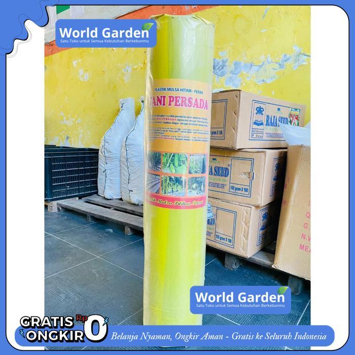 PLASTIK MULSA HITAM-PERAK TANI PERSADA, TEBAL 0,35MM, PANJANG 160M, LEBAR 100CM BERAT 5,4KG M PRODUK