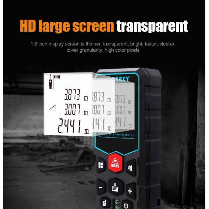 Mileseey Meteran Digital Laser X5 Laser Rangefinder Laser Distance Kualitas Terbaik Harga Termurah