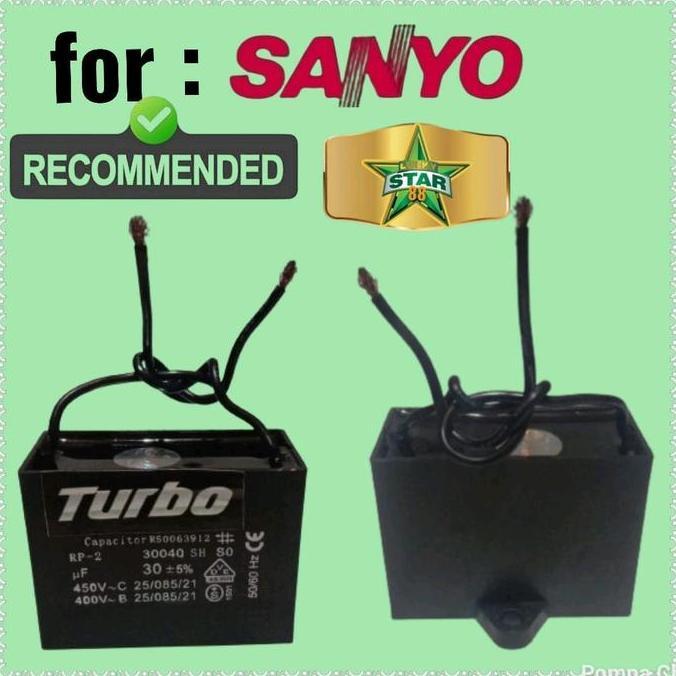 Kapasitor Mesin Pompa Air Jetpump Sanyo Pdh 255 Jp F D 250 Watt Sumur Dalam 30 Meter 255Jp Jet Pump 