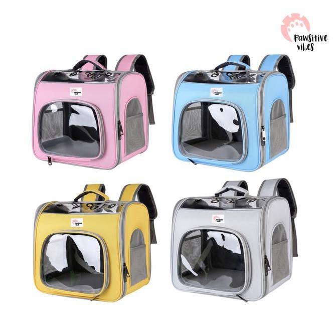 Tas Ransel Hewan Transparan - Travel Bag Anjing Kucing Jumbo - Pet Rucksack Backpack / Anabul Carrie