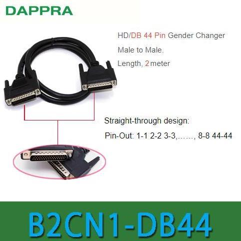 Promo DB44 HD44 D-SUB 44 Pin Male ke Male extension Cable 2M Kabel OF64 Diskon
