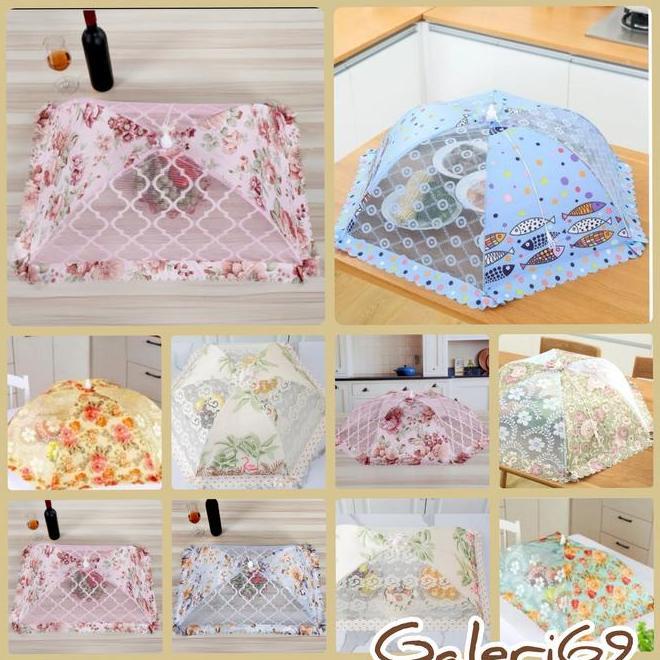 Tudung Saji Lipat Tudung Saji Payung Kualitas Ukuran Besar