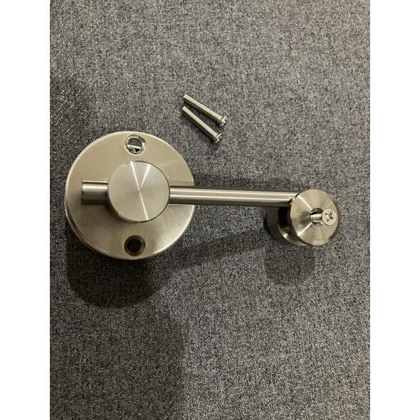 slot pintu kamar mandi toilet stainless / grendel pintu toilet / handle pengait kunci pintu