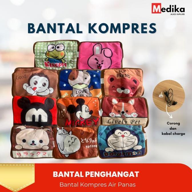 Bantal Air Panas electric bulu lembut / Kompres Air Listrik