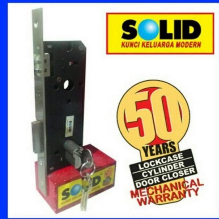 Kunci Pintu Roller Solid/ Kunci Body Pelor Roller Belluci Garansi 25 Tahun/ Body pelor hitam knob ko