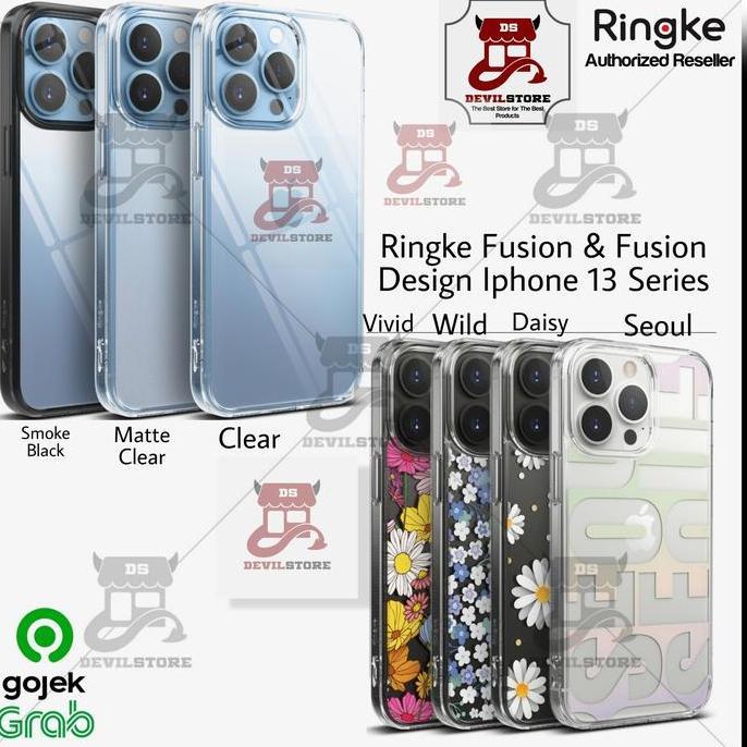 TERBARU - Ringke Fusion Case Iphone 13 Pro Max 13 Pro Casing Iphone 13 Mini Ori