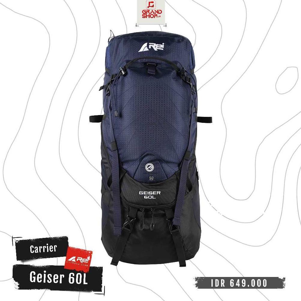 Tas Gunung / Carrier Geiser 60 Liter Arei Outdoorgear