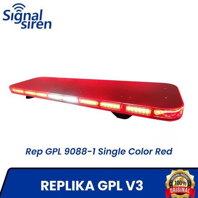 LAMPU ROTATOR / LIGHTBAR REPLIKA GPL / LAMPU POLISI ROTATOR AMBULANCE [terbaik]