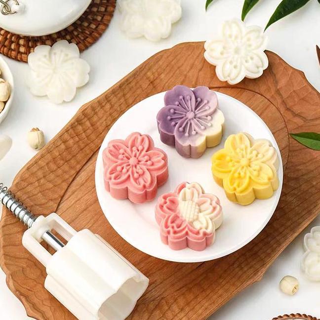 Cetakan Sakura Kue Kering Cetakan Nastar Mini Cetakan Mooncake Mini
