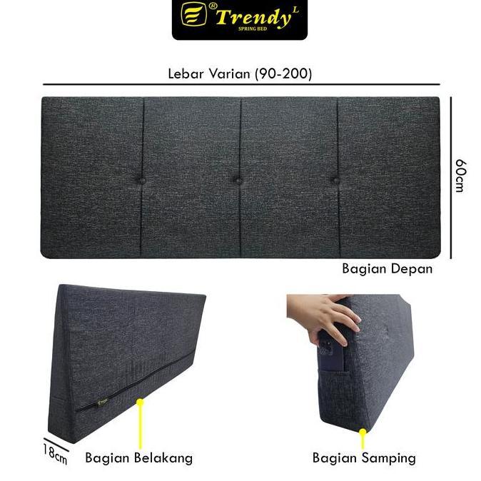 Trendy Headboard Vacuum - Sandaran Tempat Tidur / Sandaran Kasur / Headboard Kasur