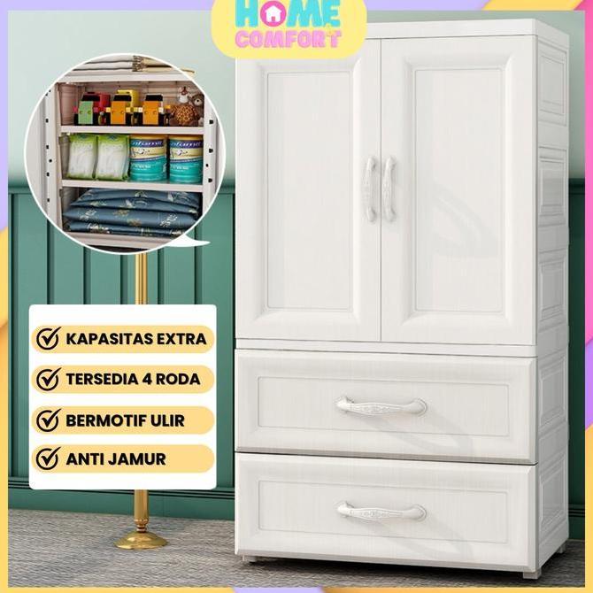 TERLARIS - Lemari Plastik Laci Susun Gantung - Lemari pakaian plastik premium Lemari Pakaian Gantung