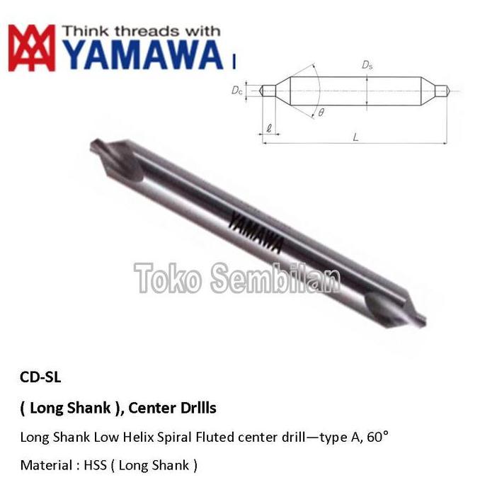 Yamawa Center Drill Long 4 x 100