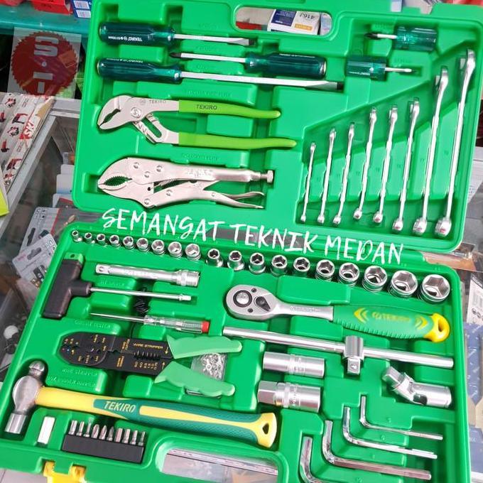 TEKIRO MEKANIK TOOL SET KIT MECHANIC BOX 100 pcs TEKIRO