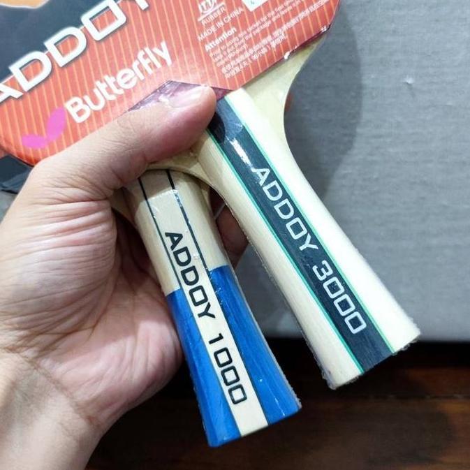 Bat Tenis Meja Addoy 3000 1000  - Bet Pingpong Addoy 1000 3000 FREE TAS