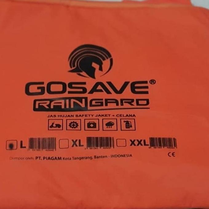 Jas Hujan Raingard Gosave - Orange