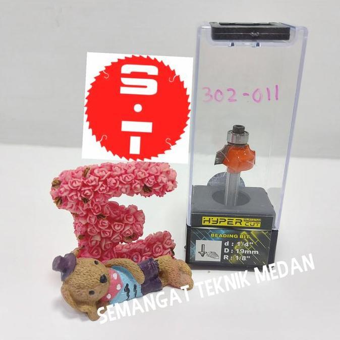 302-011 MATA PROFIL ROUTER TRIMMER MOTIF BEADING BIT 3mm 1/8" HYPER