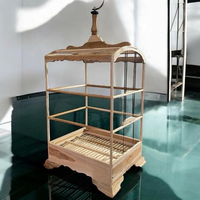 Sangkar Kosan Burung Kecil Ambrukan Mentahan 27 x 33 cm