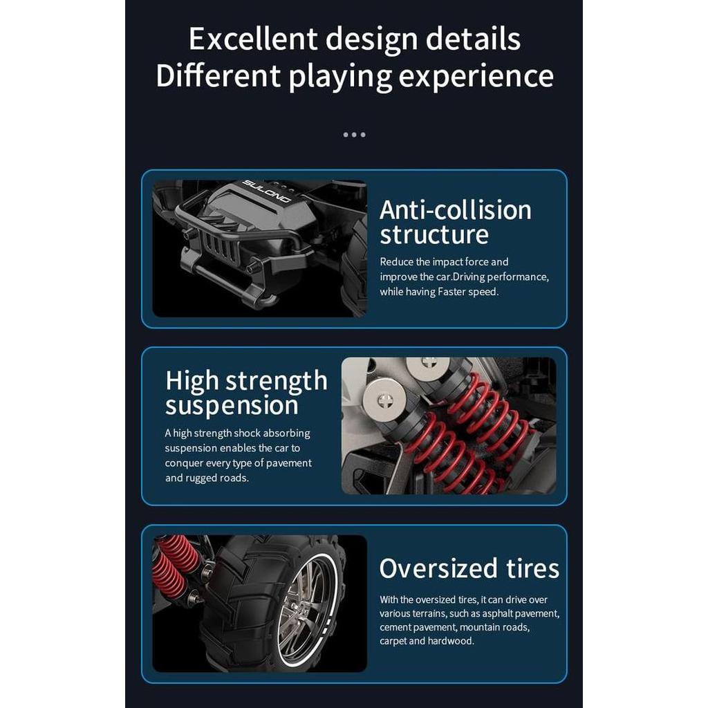 RC Metal High Speed Car - mainan remote control monster truck