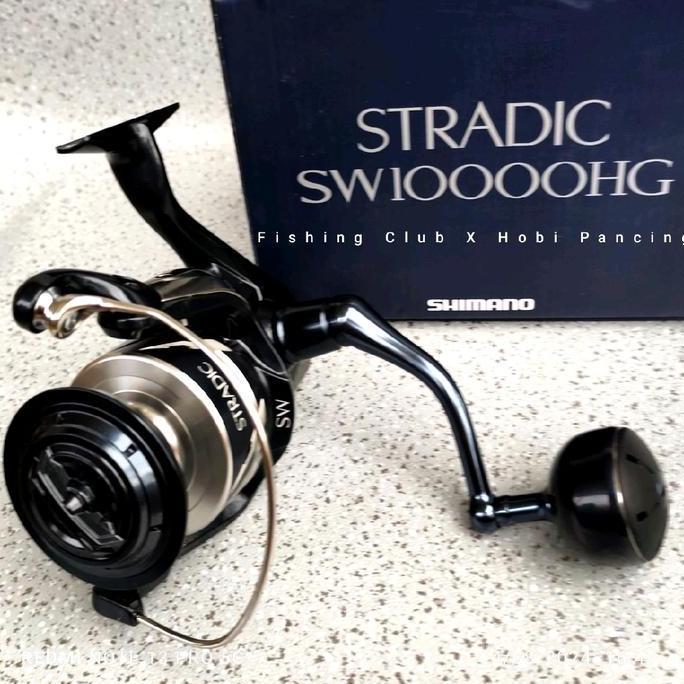 Reel Shimano Stradic SW 4000 5000 6000 8000 10000 PG HG XG, Reel Pancing Laut , Power Handle , Salt 