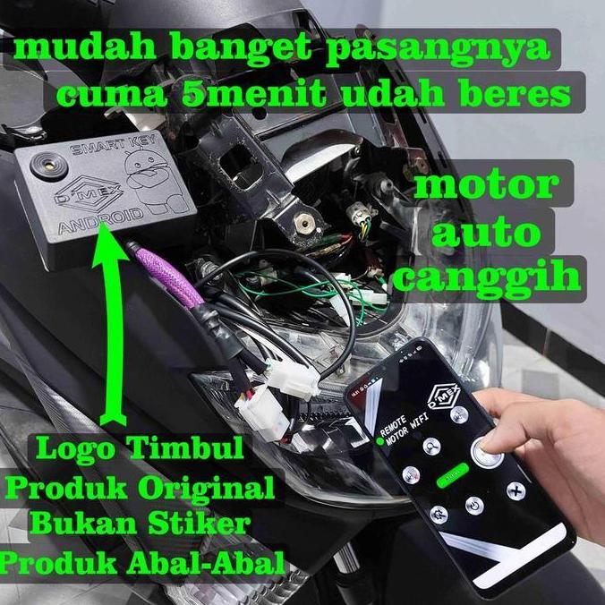 ** DMEX ANDROID SMARTKEY ALARM MOTOR SENSOR SENTUH UNTUK SEMUA TIPE MOTOR **