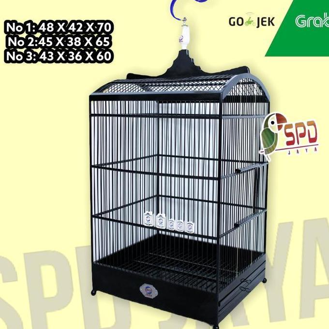 Sangkar ebod kotak hitam (tersedia no 1 / 2 / 3 )