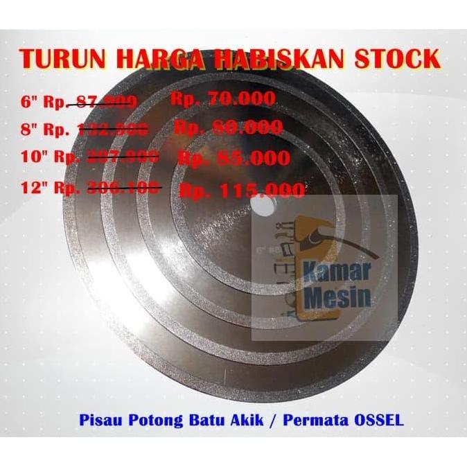 PISAU POTONG BATU AKIK OSSEL 8"