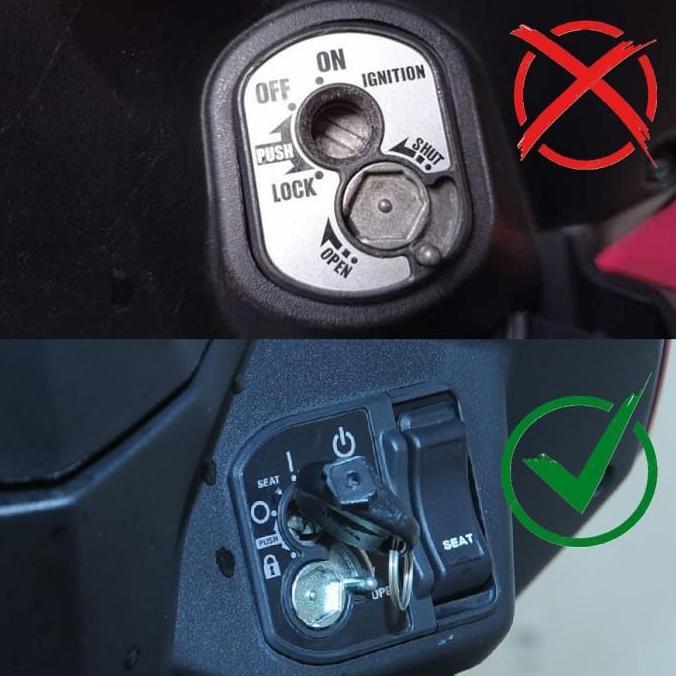 Keyless Smartkey Kunci Remote Alarm Motor Honda Scoopy dan Genio