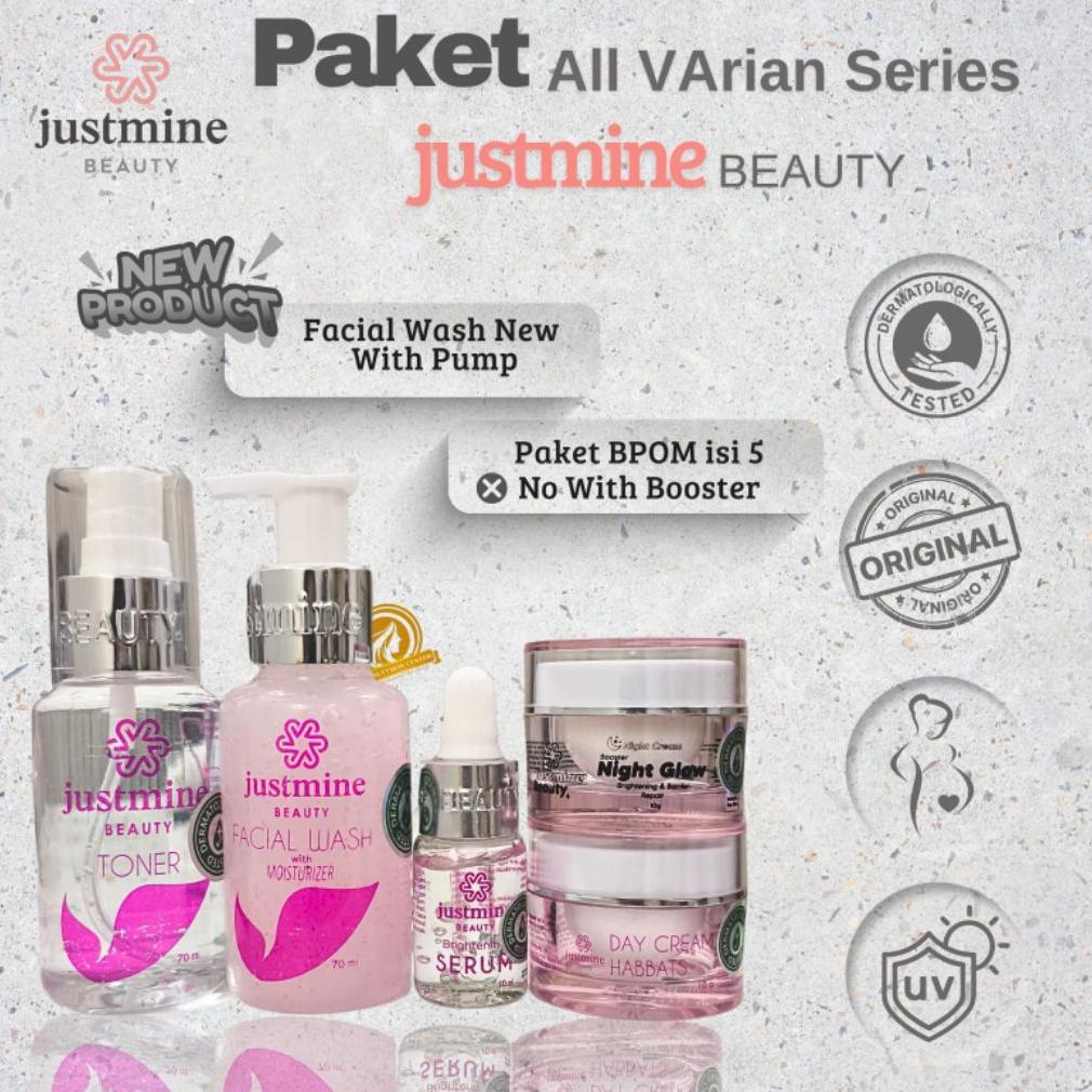 RM [Dropship Reseller] Paket Justmine Beauty Skincare All Varian Series