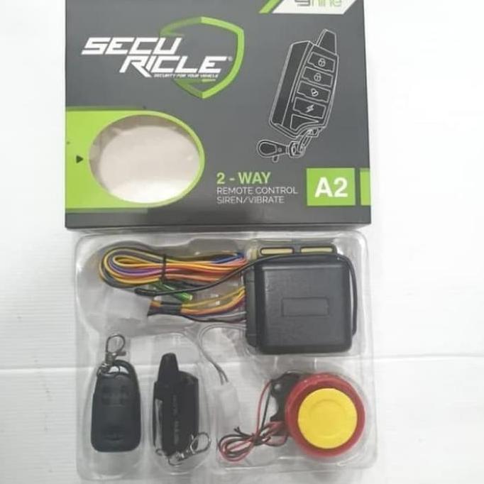 Alrm motor luminos Anti Begal A2 remot bisa getar