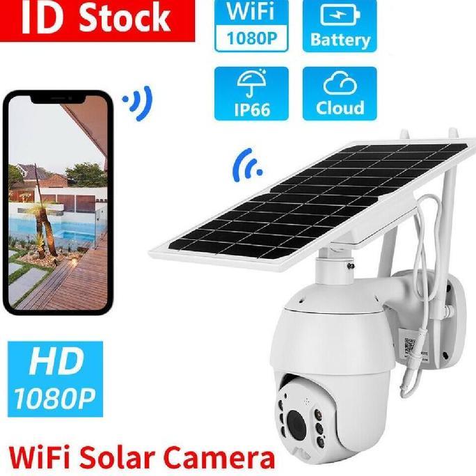 CCTV WIFI cell solar Kamera Panel Surya outdoor