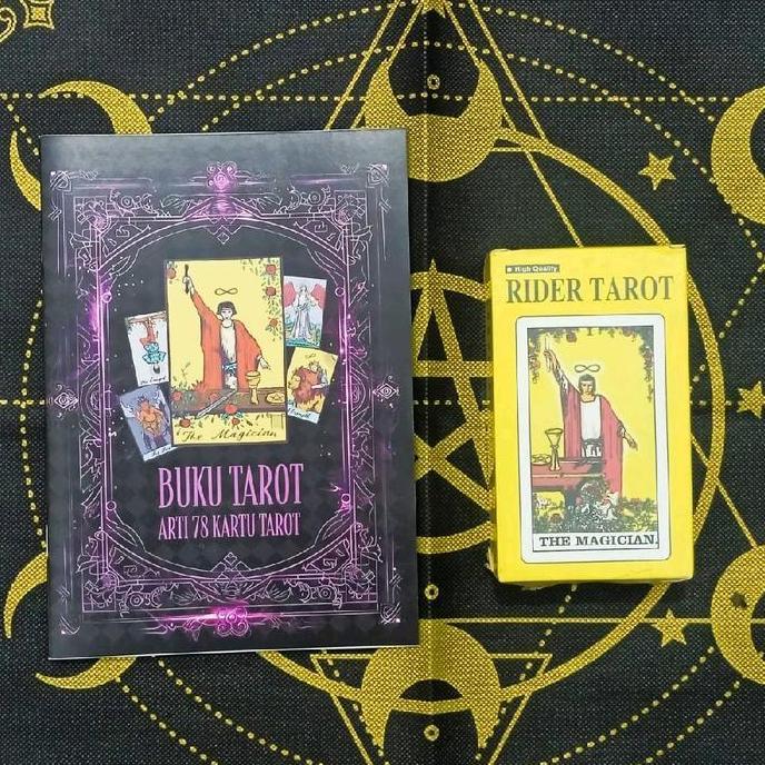 Buku Tarot Arti 78 Kartu Tarot + Bonus Kartu Tarot The Magician Kualitas Terbaik Harga Termurah