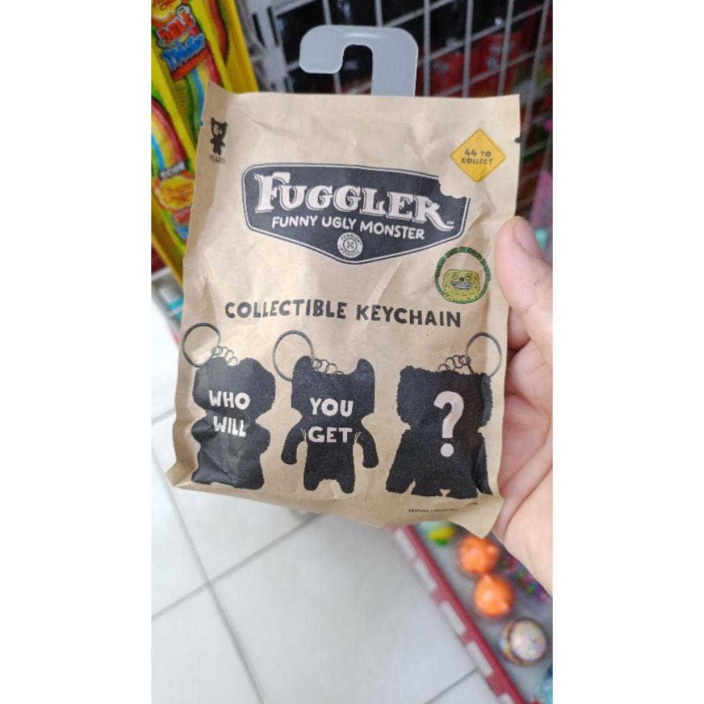 (Blind Box 1 pc) Fuggler Keychain Figure paper foilbag gantungan tas Funny Ugly Monster bahan resin 