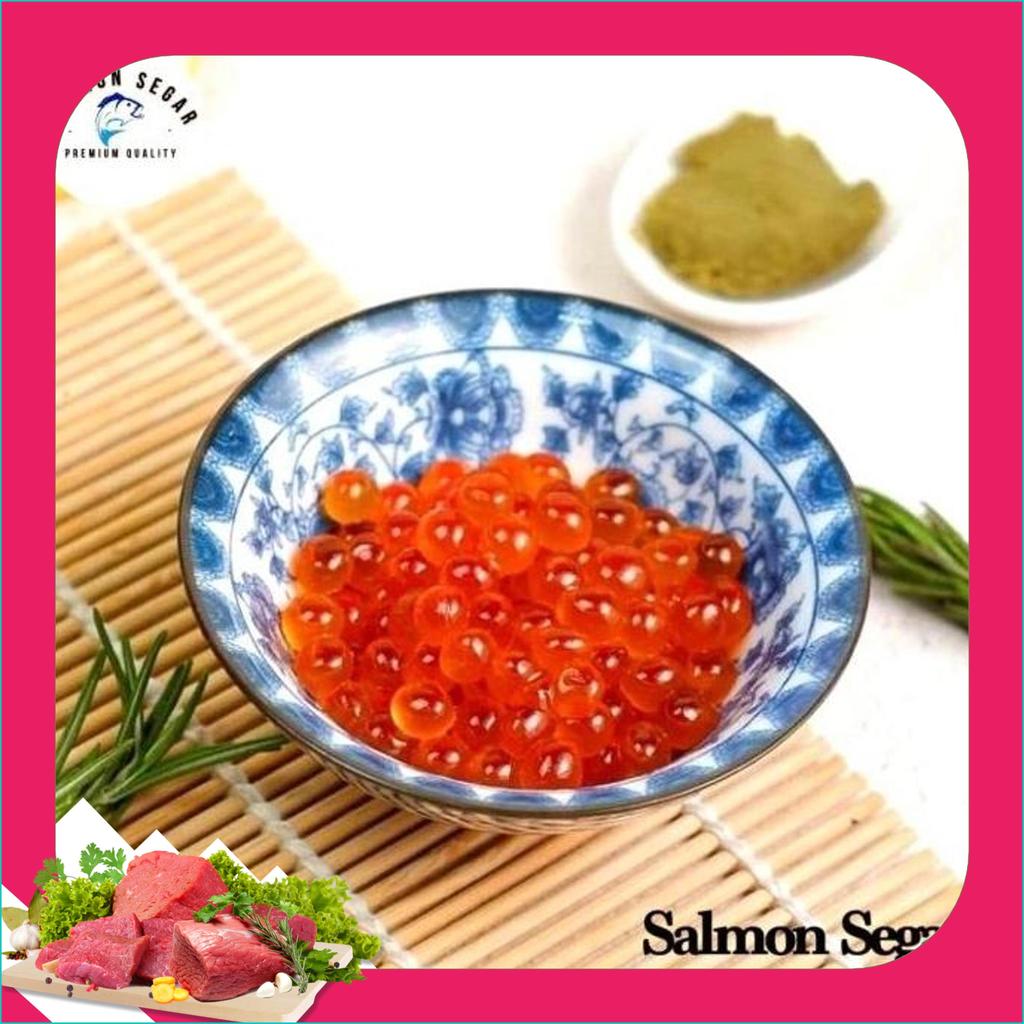 Ikura Salmon Roe - Frozen Hokkaido Ikura Gosend