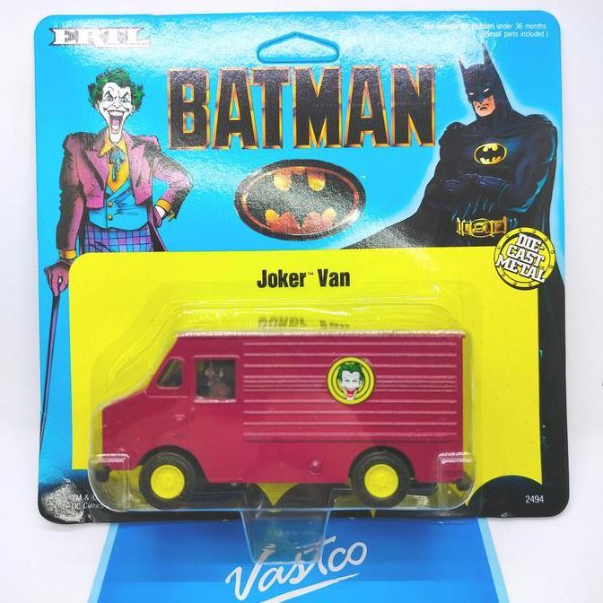 ERTL DC Comics Batman 1989 Joker Van Diecast Skala 1/48