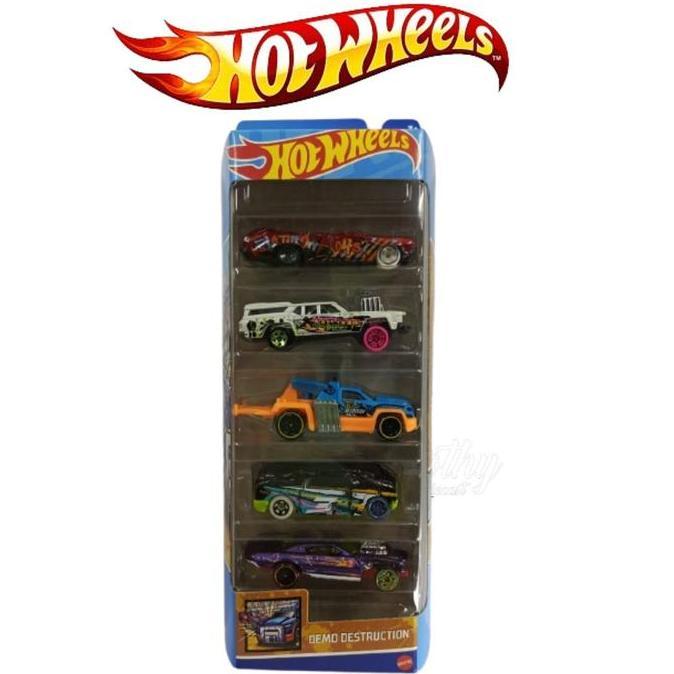Hot Wheels Gift Pack Isi 5 Demo Destruction Project Speeder Repo Duty Cruise Bruiser Blind Sided Fla