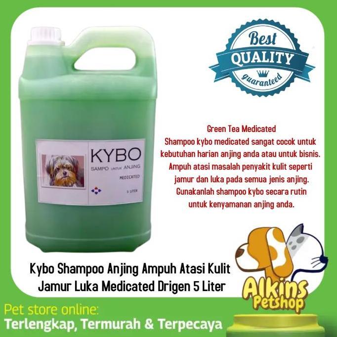 Shampoo Anjing Kybo Medicated Dog Shampoo 5 Liter