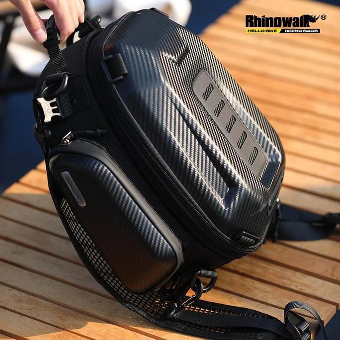 Rhinowalk MTR4001 Motorcycle Pannier 12-18L Tail Bag -Tas Sepeda Motor