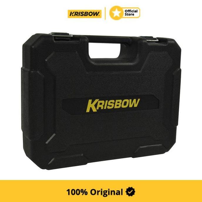 Krisbow Bor Listrik Cordless Impact Drill 10 Mm 12V