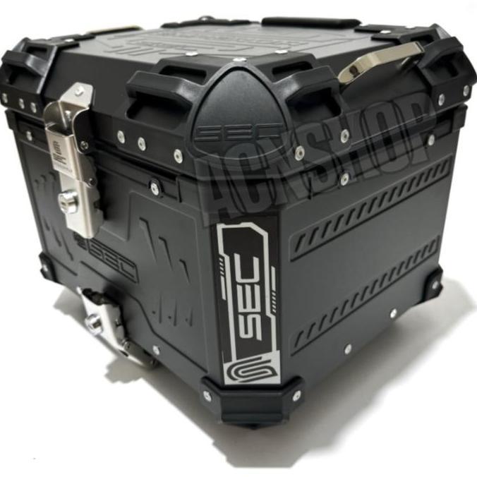 Paketan Box Sec Emperor 45 Liter Dan Breket Box Adv 150 Adv 160 Aluminium Alloy Case Pannier