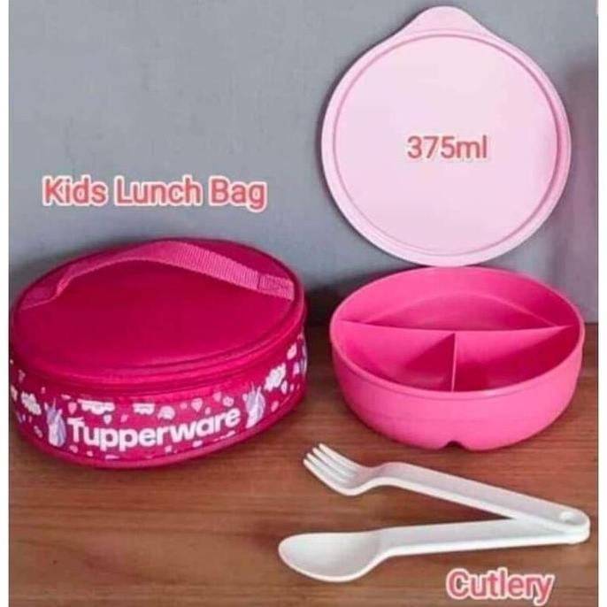 Tupperware Minnie Lunch Set mickey free tas tempat bekal makan anak