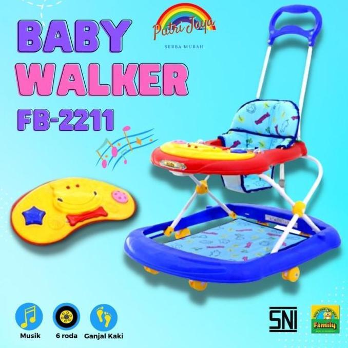 Baby Walker Family FB-2211 - Alat Bantu Jalan Bayi BABY WALKER BALITA