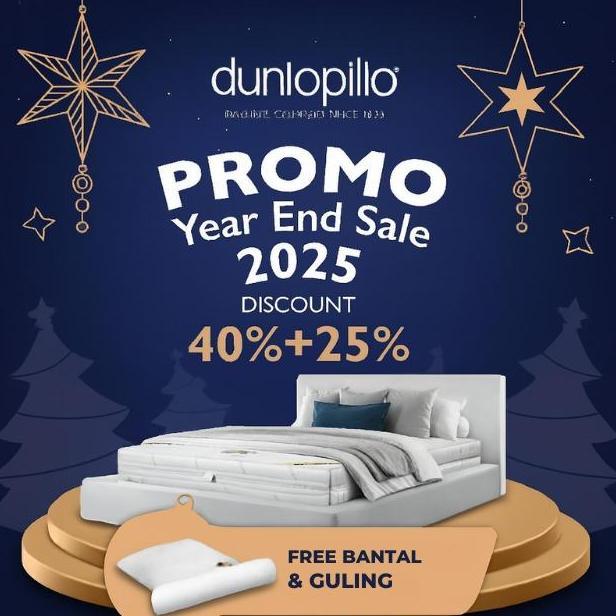 Promo Dunlopillo Kasur Mattress Latex tipe Royal 8 180 x 200 ( Full Latex ) Diskon