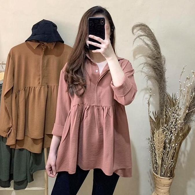 ALIA BLOUSE KATUN RAYON CRINKLE / BLOUSE MUSLIM WANITA