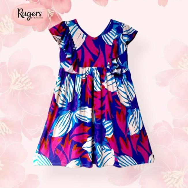 Rugers By Kayamani - Dress Anak Perempuan - Floral Blue