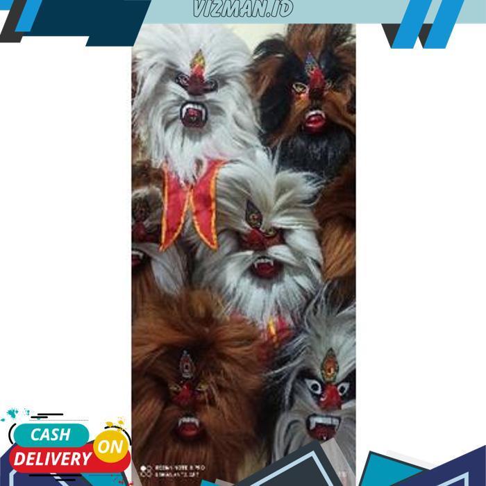 Topeng Ganongan Topeng Bujang Ganong Ponorogo Jambul Tinggi [Br 1111]