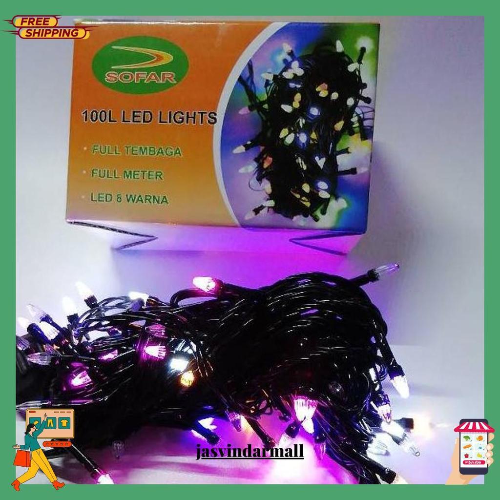 Lampu Tumblr / Lampu Natal Led Rainbow / Tumblr Light / Tumblr Led 8 Warna Sf-100 Terlaris