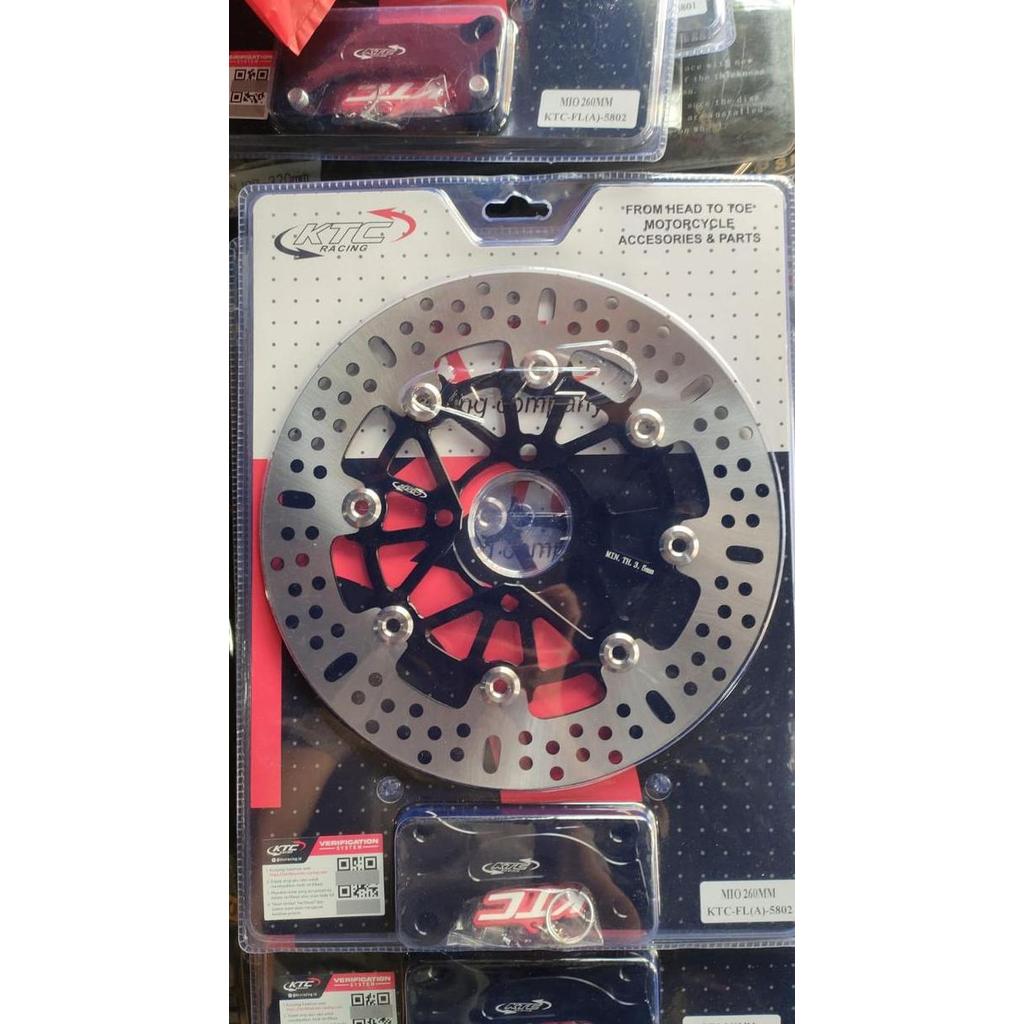DISC PIRINGAN CAKRAM KTC RACING FLOATING MIO SPORTY / MIO SOUL 260MM